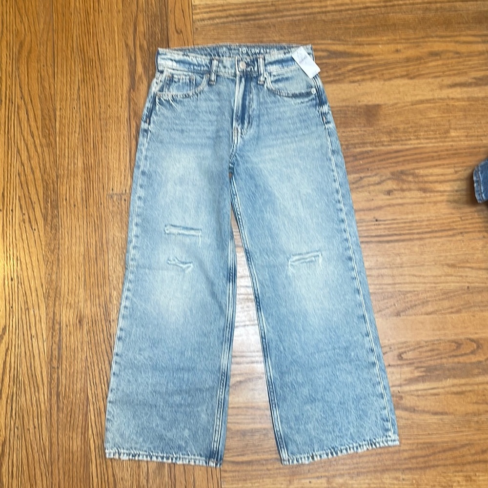 Gap kids wide leg jeans
